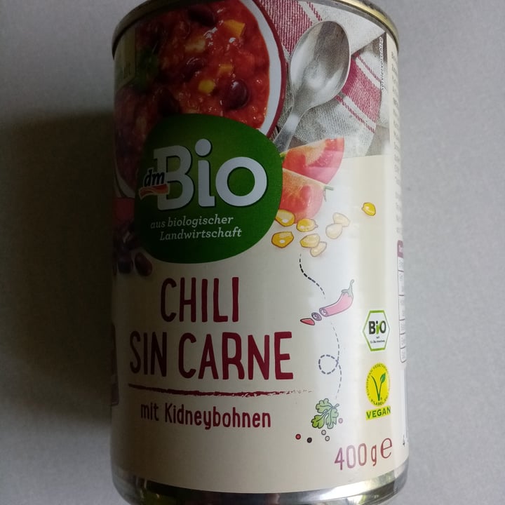 photo of dmBio chili sin carne shared by @valeveg75 on  12 Jun 2021 - review