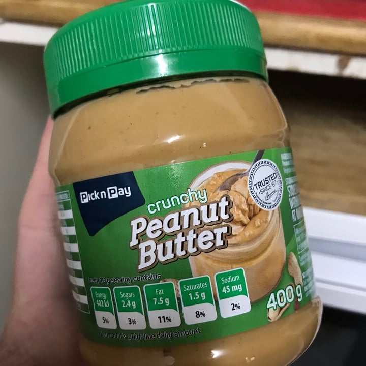 photo of Pick n Pay Crunchy Peanut Butter shared by @claireswanepoel on  28 Sep 2021 - review
