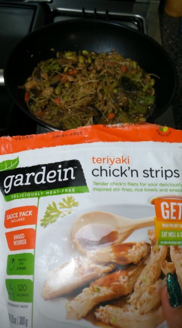 photo of Gardein Teriyaki Chick`n Strips shared by @elizabeth-stonem on  20 Nov 2019 - review