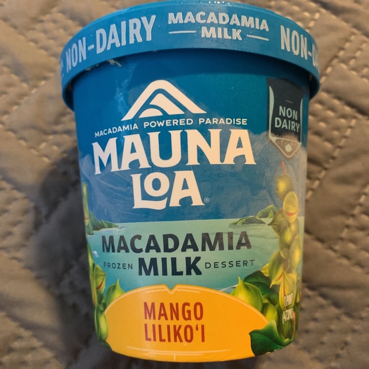 photo of Mauna Loa Macadamia Milk Mango Liliko’i Frozen Dessert shared by @mackenz on  21 Jul 2021 - review