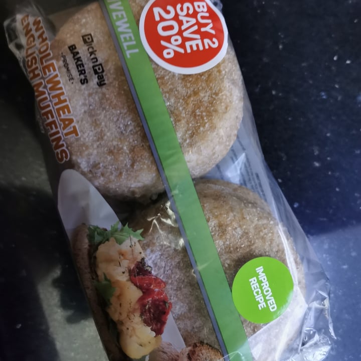 photo of Pick n Pay Whole wheat English muffins shared by @sandy4 on  02 Oct 2020 - review