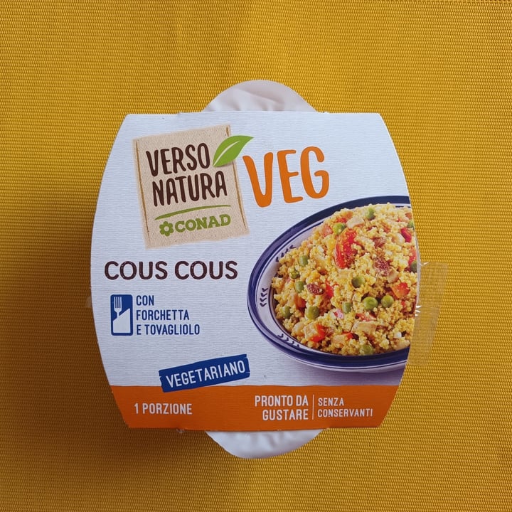 photo of Verso Natura Conad Veg Cous cous shared by @-vi- on  27 May 2022 - review