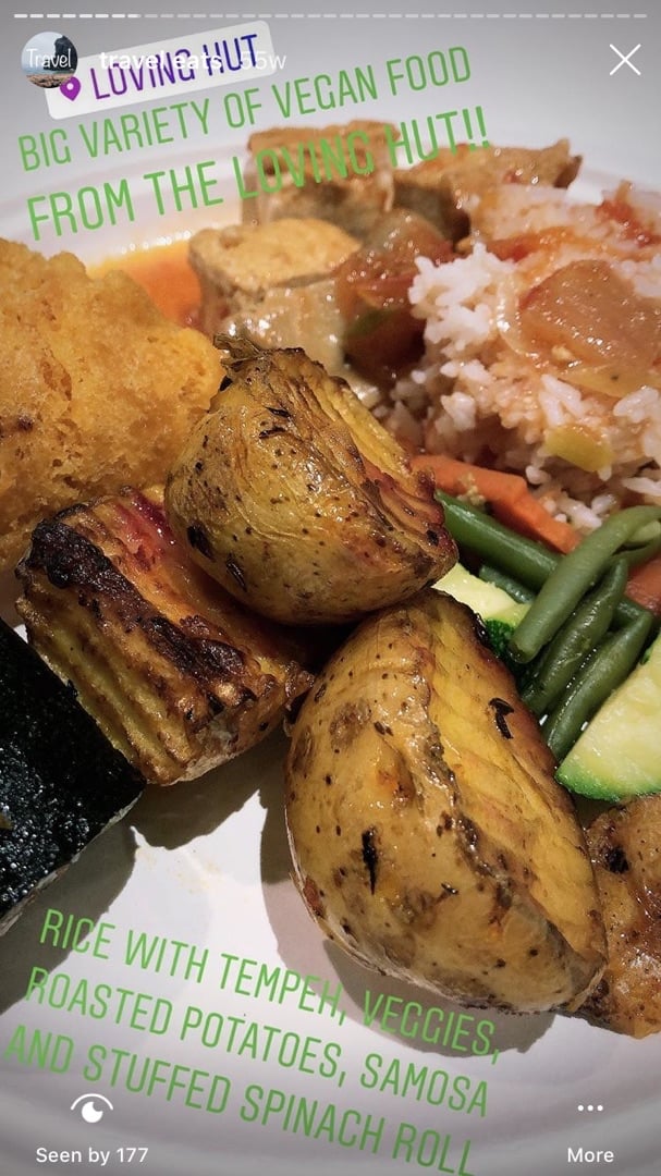 photo of Loving Hut Vegan buffet shared by @ceova on  22 Mar 2020 - review
