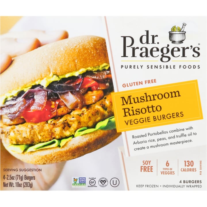 review photo of Dr. Praeger's Dr. Praeger's Mushroom Risotto Burger shared by @sensitiveartist on 21 Aug 2021 - review