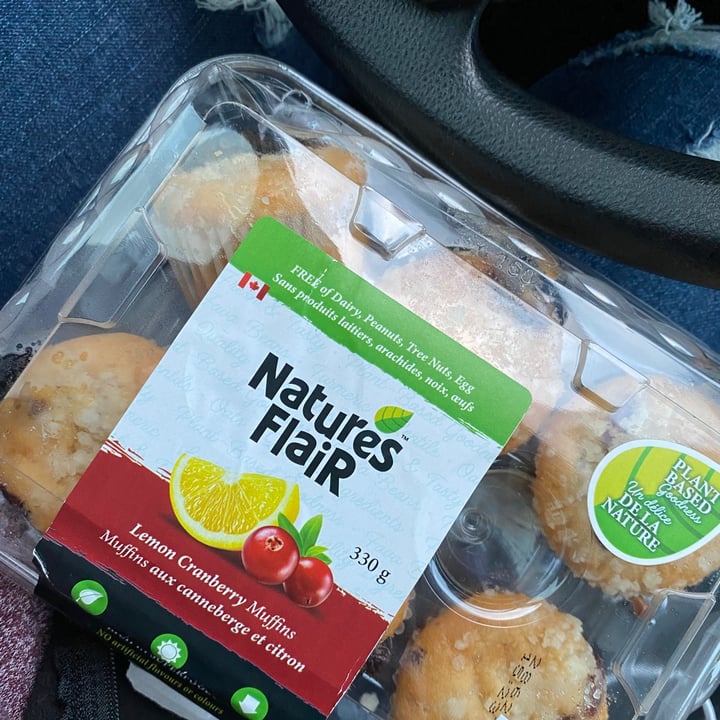 photo of Nature's Flair Lemon Cranberry Muffins shared by @kendrapirson on  12 Dec 2021 - review