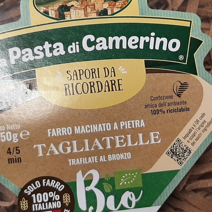 photo of La Pasta di Camerino Tagliatelle di Farro shared by @cucinomangioeleggo on  03 Apr 2022 - review