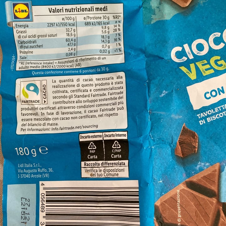 photo of Fin Carré Cioccolato con Cookies shared by @gioppedrielli on  08 Apr 2022 - review
