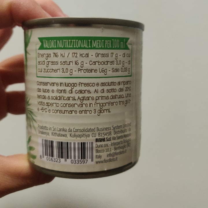 photo of Fior di Loto Latte di cocco bio shared by @fraf on  12 Mar 2022 - review