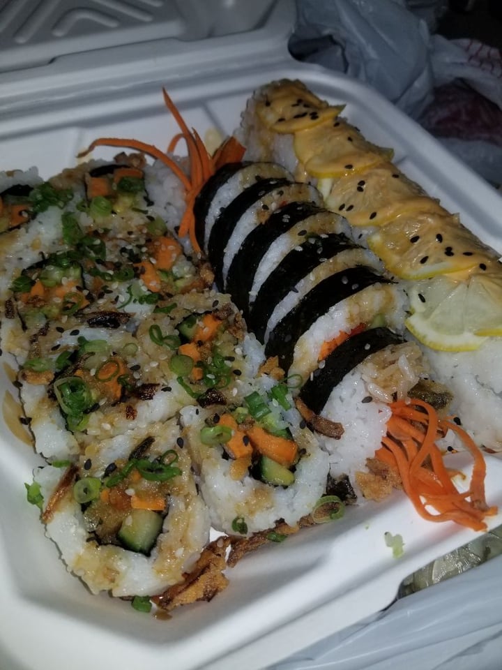 photo of Naughty Panda Vegan Sushi shared by @soberveganvan on  22 Apr 2020 - review