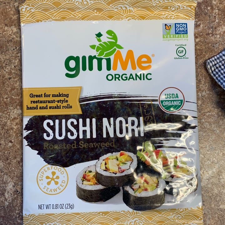 photo of Gimme Organic Sushi Nori Roasted Seaweed shared by @beachgirl07 on  27 Dec 2020 - review