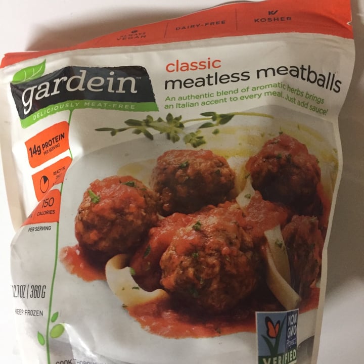 photo of Gardein Classic Meatless Meatballs shared by @thathigginsguy on  06 Nov 2020 - review