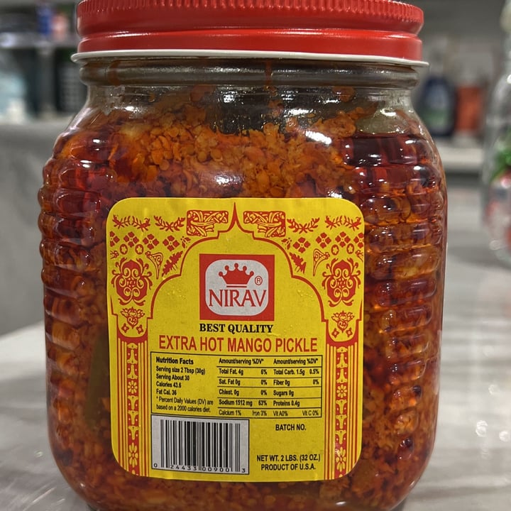 photo of Nirav Extra Hot Mango Pickle shared by @priyalicious on  02 May 2022 - review