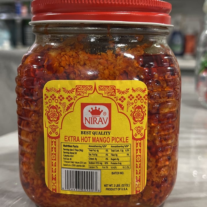 review photo of Nirav Extra Hot Mango Pickle shared by @priyalicious on 02 May 2022 - review