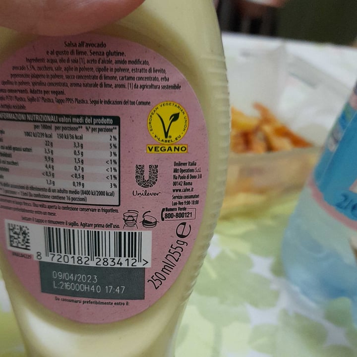 review photo of Calvé Avocado e lime shared by @afrodite on 18 Jul 2022 - review