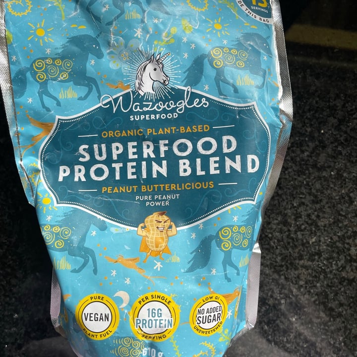 photo of Wazoogles Superfood Superfood Protein Blend- Peanut Butterlicious shared by @theycallmelynsey on  15 Jun 2021 - review