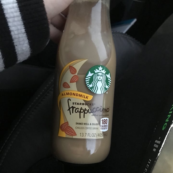 photo of Starbucks Starbucks Almond Milk Vanilla Frappuccino shared by @happycow on  04 Dec 2019 - review