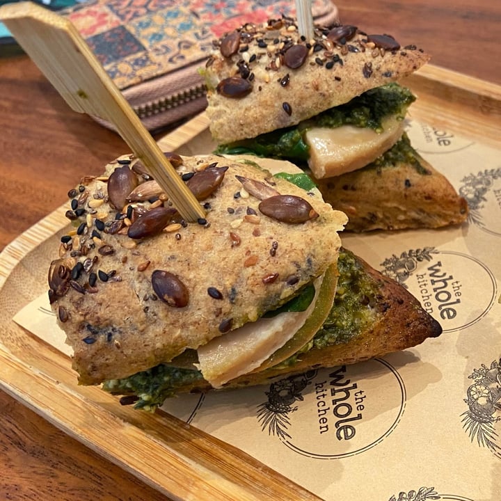 photo of The Whole Kitchen Vegan Caprese Sandwich shared by @dafnelately on  22 Jun 2022 - review