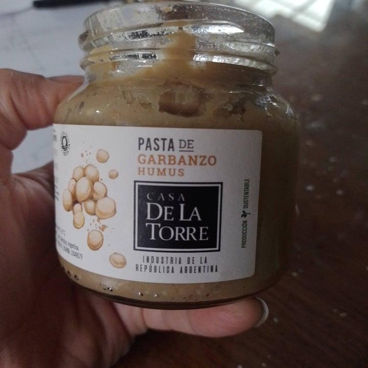 photo of Casa de la torre Pasta De Garbanzos shared by @valeveganlp on  24 Oct 2022 - review