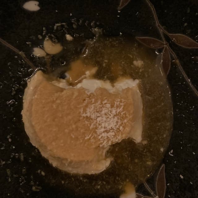 Foto del piatto “crema caramel al latte di cocco”