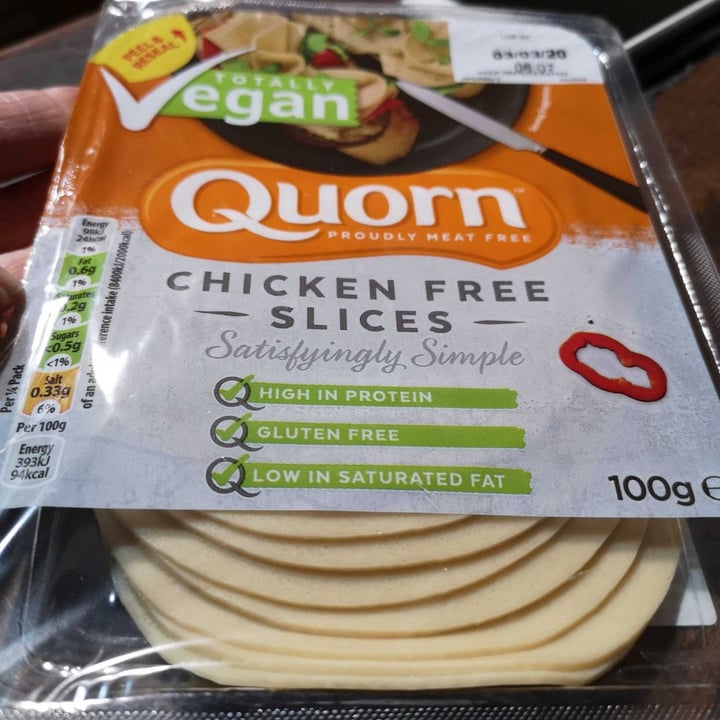 photo of Quorn Chicken Free Slices shared by @rachele82 on  29 Feb 2020 - review