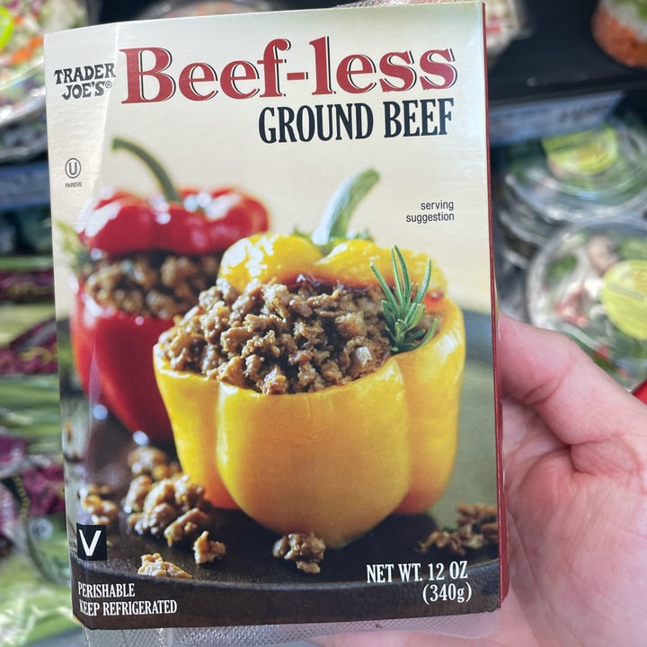 photo of Trader Joe's Beef-less Ground Beef shared by @sallyd17 on  07 May 2022 - review