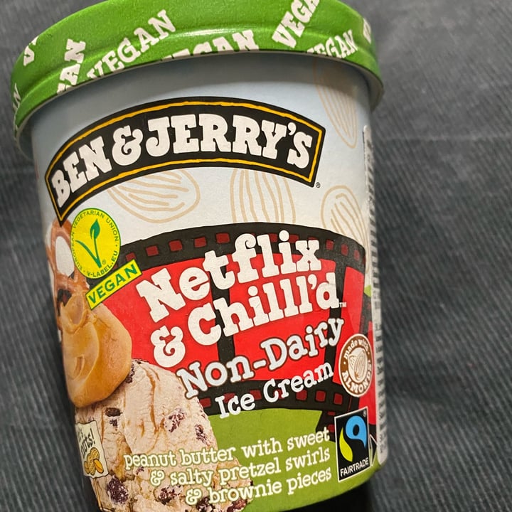 photo of Ben & Jerry's Netflix & Chilll'd Non-Dairy Frozen Dessert shared by @marijacarter on  02 Apr 2022 - review