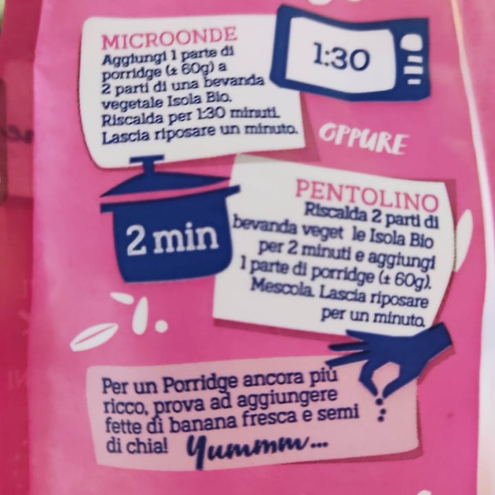 photo of Isolabio Porridge Fichi e Lamponi shared by @raffa70s70 on  18 Jul 2021 - review