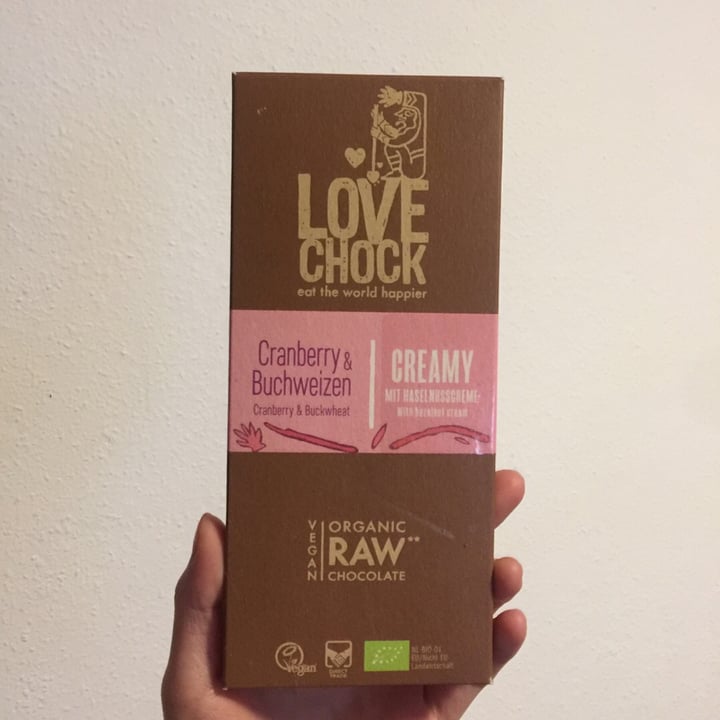 photo of Love Chock Love Chock Cranberry&Buchweizen shared by @v3gan on  22 Feb 2020 - review