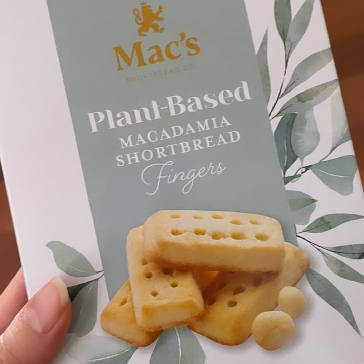 photo of MAC'S Plant-based macadamia shortbread fingers shared by @cheryllll on  06 Nov 2022 - review