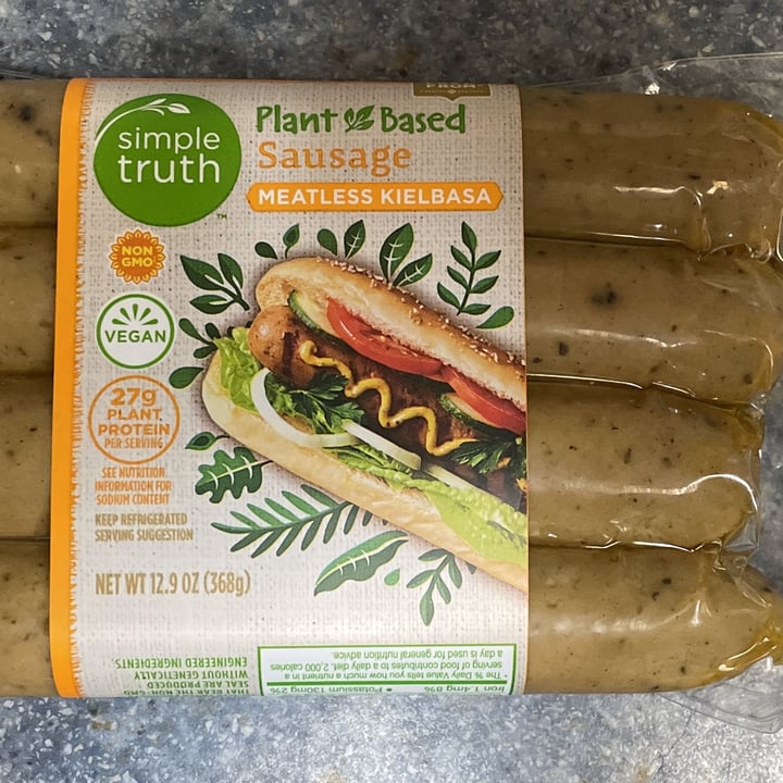 photo of Simple Truth 4 Plant-Based Sausages shared by @ellenwilson313 on  22 Feb 2022 - review