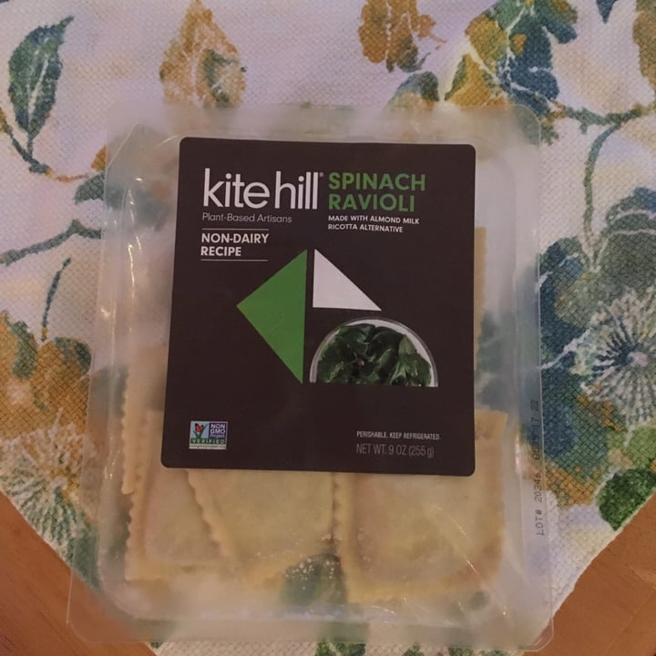 review photo of Kite Hill Spinach Ravioli with Almond Milk Ricotta Alternative shared by @jqared on 23 Jan 2021 - review