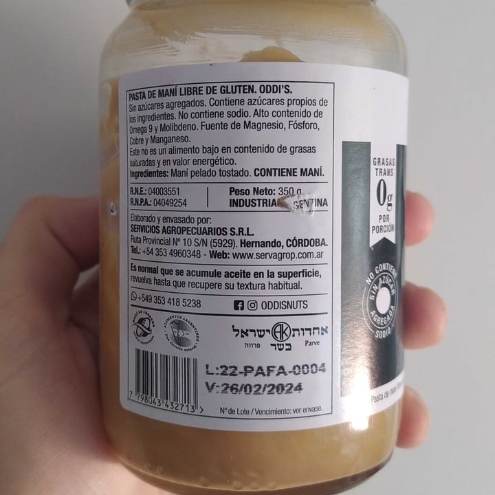 review photo of Oddi’s nuts Pasta De Maní shared by @fabrizzio on 02 Nov 2022 - review