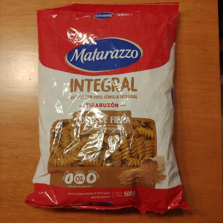 photo of Matarazzo Fideos Integrales Tirabuzón shared by @lucis on  12 Aug 2020 - review