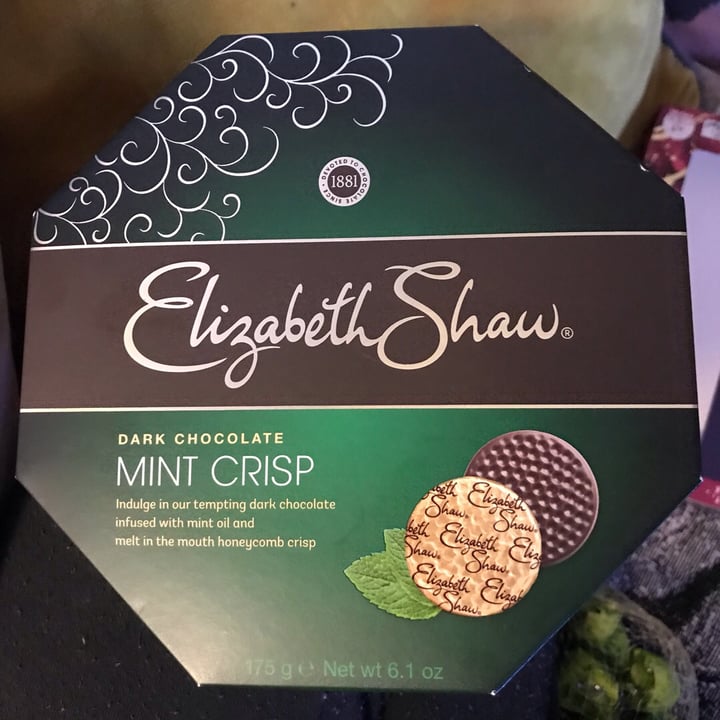 photo of Elizabeth Shaw Dark Chocolate Mint Crisp shared by @benji on  02 Jan 2020 - review