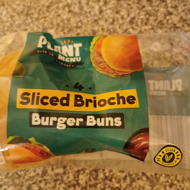photo of Plant Menu Sliced Brioche Burger Buns shared by @jasont on  19 Mar 2022 - review