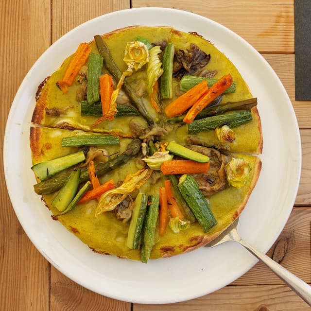 Foto do prato “Pizza Veg-ortolana”