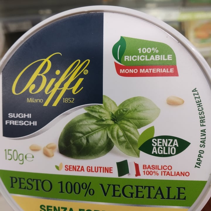 photo of Biffi Pesto 100% Vegetale Senza Formaggio shared by @filippop on  01 Nov 2021 - review