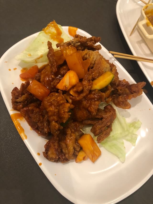 Photo of the dish “Sweet & Sour Sliced Abalone Mushroom”