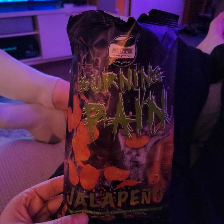 review photo of Puszta Peppers Burning Pain - Jalapeño Smoked Chili Chips shared by @frauknabe on 26 Mar 2021 - review
