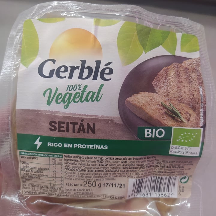photo of Gerblé Seitán shared by @evains on  30 Sep 2021 - review