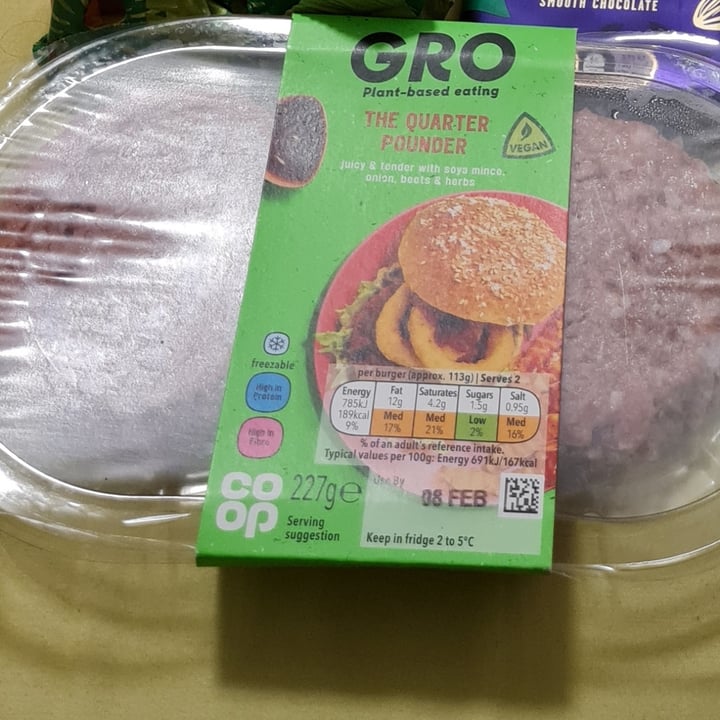 photo of GRO The quarter pounder burgers shared by @daisyduck789 on  10 Feb 2022 - review