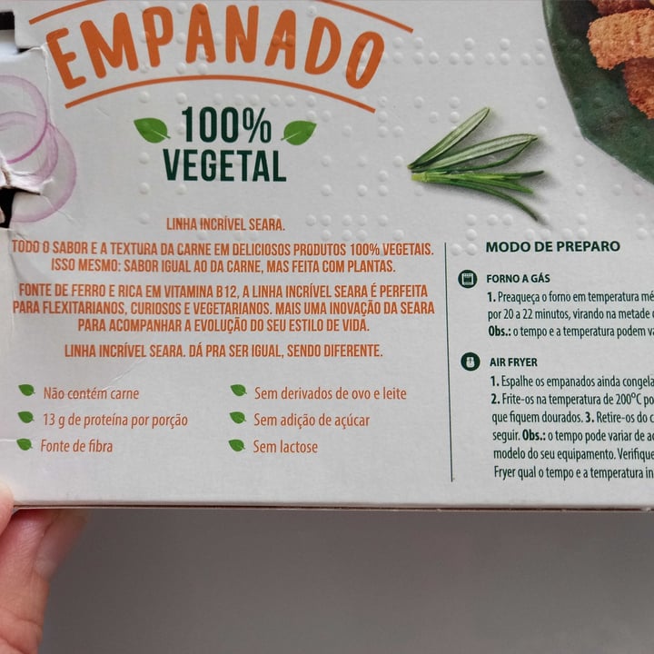 photo of Incrível - Seara Empanado de Frango shared by @marcialucks on  26 Dec 2021 - review