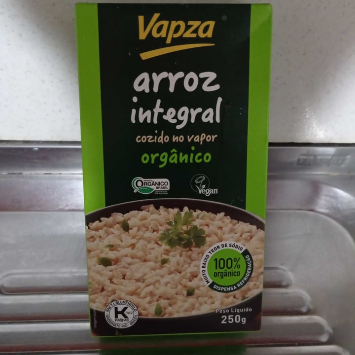 photo of Vapza arroz integral organico cozido a vapor shared by @ktita on  04 Jul 2022 - review