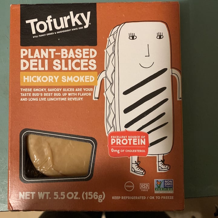 photo of Tofurky Plant Based Deli Slices Hickory  Smoked shared by @smoreydvm on  31 Dec 2020 - review