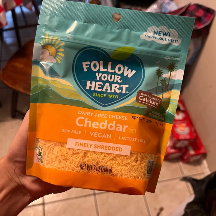 photo of Follow your Heart Cheddar Shreds shared by @bluejavexx on  06 Dec 2021 - review