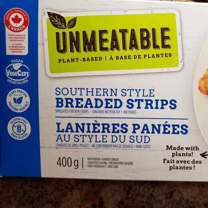 photo of Unmeatable Southern Style Breaded Strips shared by @itsninnin on  17 Oct 2022 - review