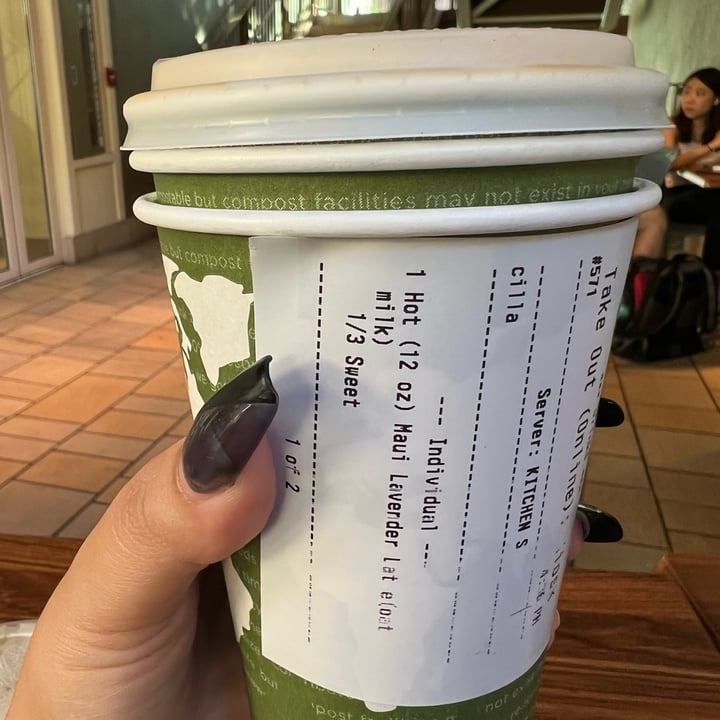 photo of Island Vintage Coffee maui lavendar latte shared by @blessedwithevol on  29 Jun 2022 - review