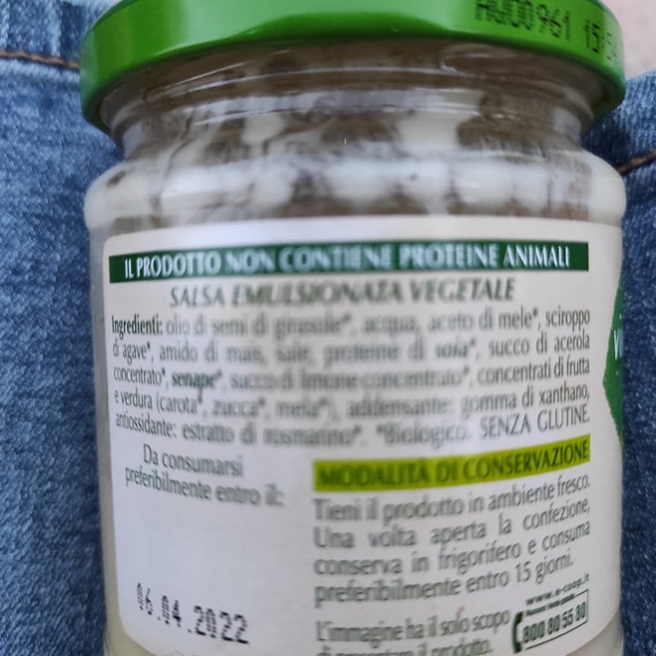 review photo of Vivi Verde Coop Maionese Senza Uova shared by @luciestorrs on 26 Jun 2021 - review