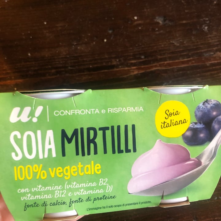 photo of Unes Yogurt Di Soia Ai Mirtilli shared by @mafleurrr on  11 Mar 2022 - review