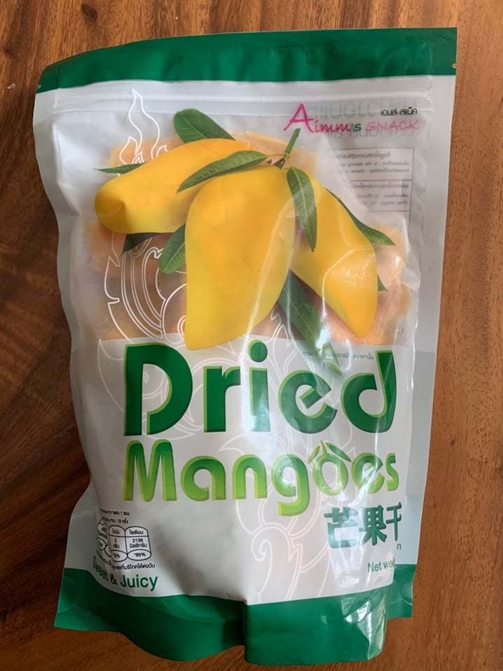 Aimm's Snack Dried Mangoes Review abillion